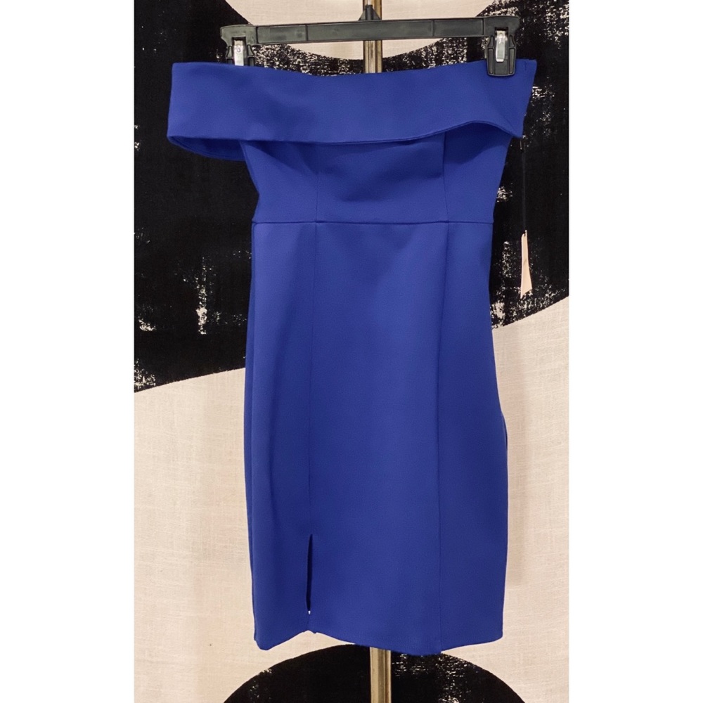 superdown XXS “Hana” Blue One-Shoulder Mini Dress